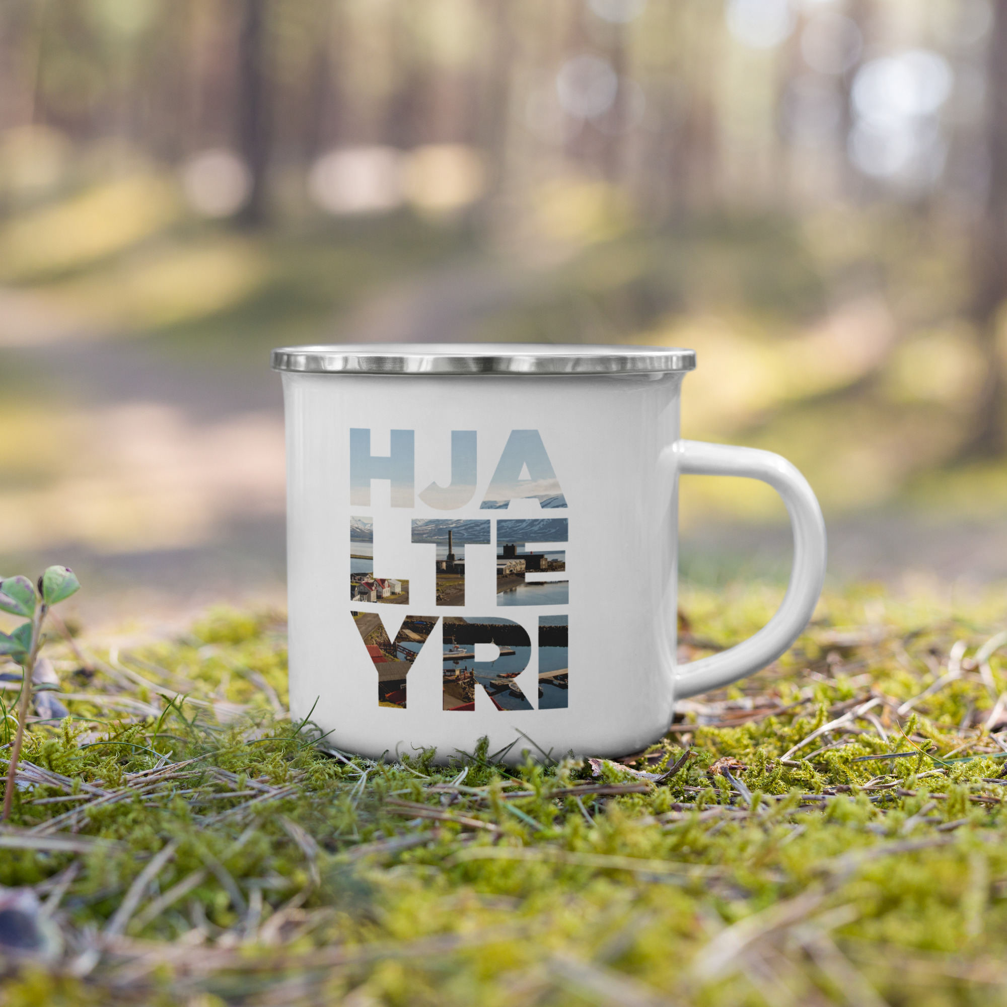 Hjalteyri Enamel Mug