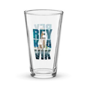 Reykjavik Shaker pint glass
