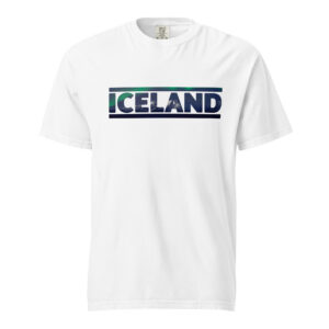 Iceland Unisex garment-dyed heavyweight t-shirt